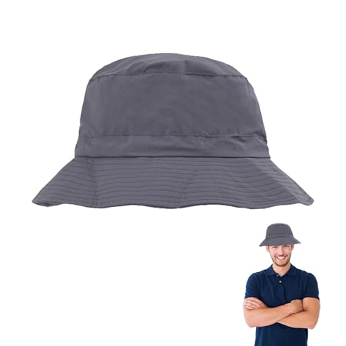 Gorro Pescador Plegables, Sombrero de Pescador Mujer Hombre Bucket Hat Ajustables Gorro Playa Hombre Sombrero de Sol Protección UV Bucket Hat Impermeable para Safari Senderismo Ciclismo Montañismo