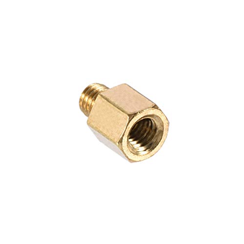 Uxcell A19111800UX0511 M3X6Mm+3Mm Male-Female Brass Hex Pcb Motherboard Spacer Standoff thumb #3