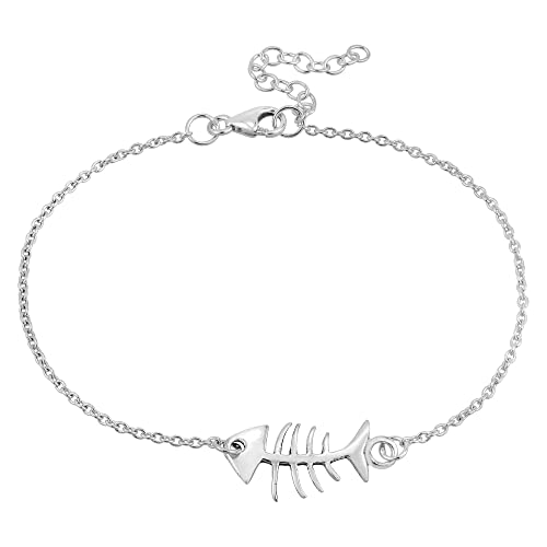 Pulsera AeraVida Plata .925 Unisex 6.5 pulgadas miniatura 1