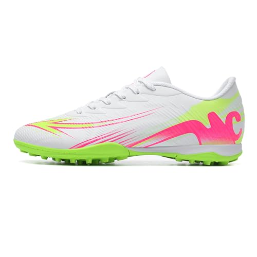 Image of Soccer Cleats for Mens Womens High Tops Lace Up Unisex Football Shoes Indoor Turf Soccer Shoes AG FG TF for Beginners to Advanced Players