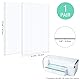 2 Stück/1 Paar Schneidepads, kompatibel mit BSP & BS Switch Plus Stanzmaschine, transparente Polycarbonat-Kunststoff-Schneideplatten, Pads zum Prägen und Basteln (31,7 x 21,5 x 0,3 cm)