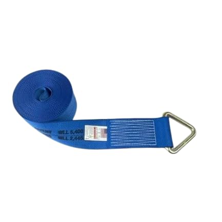 4" x 30' Heavy-Duty Winch Strap with Durable D-Ring for Secure Cargo Tie-Down
