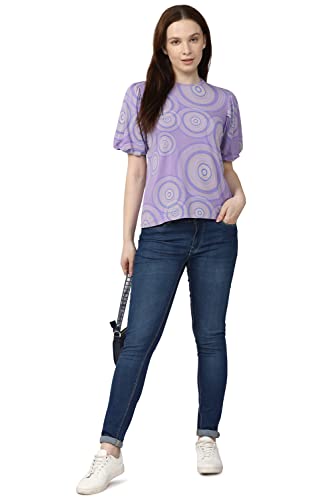Image of Van Heusen Women's Cotton Regular Fit T-Shirt