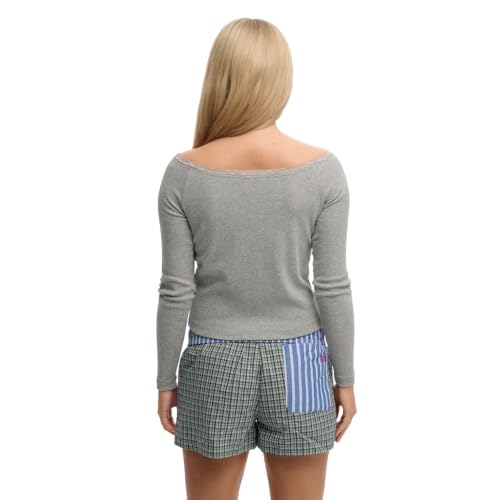 T shirt à dentelle femme Superdry Ath Ess - vue 3