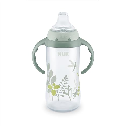 Image of NUK for Nature Learner Cup, 10 oz, 9+ Months – BPA Free, Spill Proof Sippy Cup