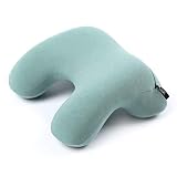 LOMO Travel Neck Pillow, Memory Foam Travel Pillow for Airplanes, Car, Camping, Office, School, Head