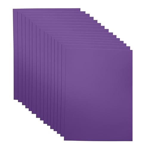 Purple EVA Foam Sheets for Crafts, 9 x 12 Inch, 2mm Thickness β Ideal for DIY Arts and Crafts, Foam Paper for Kids, Cosplay and Costumes - 15 Pack