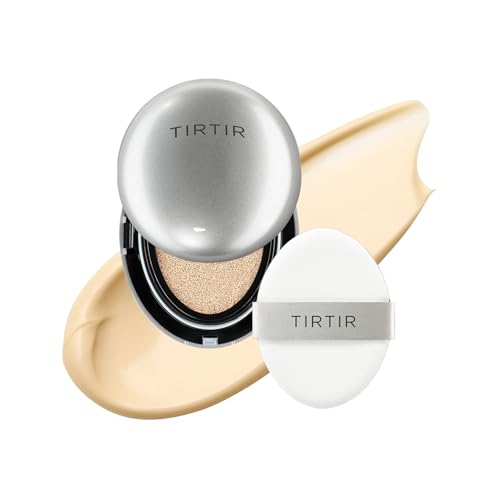 Image of TIRTIR Mask Fit Aura Cushion Foundation, Full coverage, Skin fit, Satin Glow Finish, Korean Cushion Foundation #17W FRENCH VANILLA| 4.5g