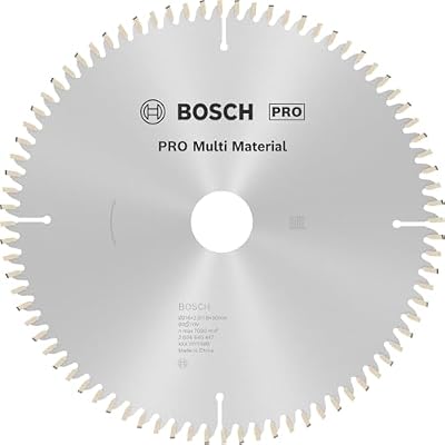 Bosch 2 608 640 447 - Hoja de sierra circular Multi Material - 216 x 30 x 2,5 mm, 80 (pack de 1)