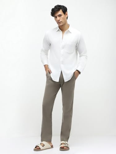Image of Urbano Fashion Men's Slim Fit Mid Rise Pants