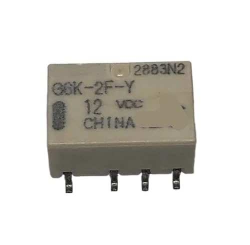 Relais 12 V CC G6K-2F-Y de signalisation miniaturisé à 8 broches