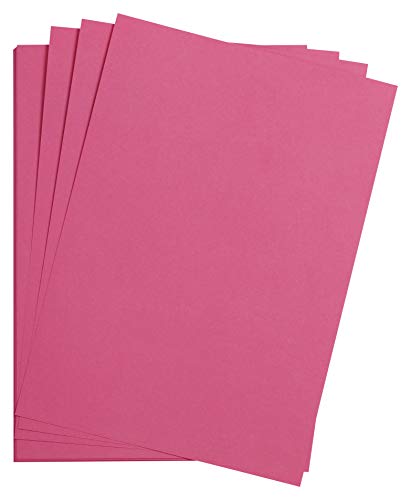 Clairefontaine 975560C - Pochette carta da disegno Maya liscia 25 fogli 42x59.4 cm 185 g fuxia