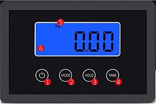 Báscula electrónica digital de alta precisión 180Kg miniatura 6
