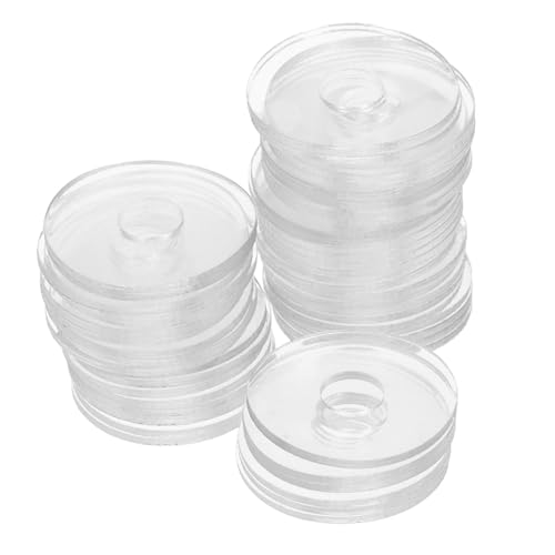 TOPPERFUN 50pezzi Rondelle Piatte Rotonde in Vinile Per Viti Di Fissaggio Guarnizione Di Ricambio Per Porte Doccia e Accessori Anelli Di Tenuta Resistenti