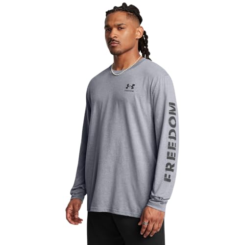 Under Armour Freedom Flag t-shirt manches longues homme sport noir