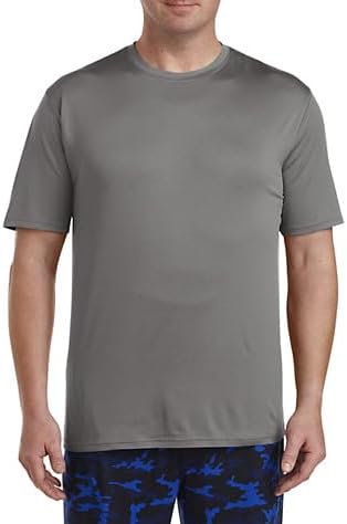 Harbor Bay by DXL Men's Big and Tall Tech Stretch Crewneck T-Shirt