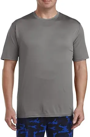 Harbor Bay by DXL Men's Big and Tall Tech Stretch Crewneck T-Shirt
