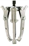 VXB Brand OTC 1027 Mechanical Grip-O-Matic 5-Ton Reversible 2/3 Jaw Puller 5-Ton reversible 2/3-long Jaw puller Maximum reach 5-1/2 inch and maximum spread 7 inch Screw size 9/16 inch-20 x 6-15/16 inch