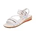 Fashion Beach Knot Toe Slippers Wedges Mujer Roman Open Sandalia Zapatos Mujer Zapatos Mujer Otoño 2021, beige, 37 EU
