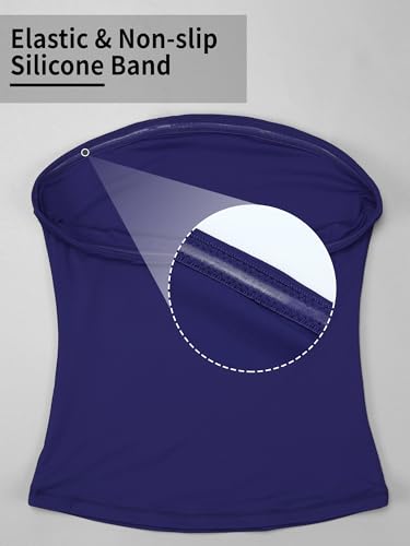 Image of Ibeauti Womens Tube Top Strapless Crop Tops Double Lined Sexy Y2K Going Out Off Shoulder Summer Top