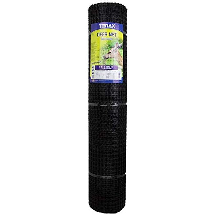 Tenax Garden Netting - Deer Netting, Lightweight, Easy to Install - 7 ft x 100 ft - Plastic, Pack of 4