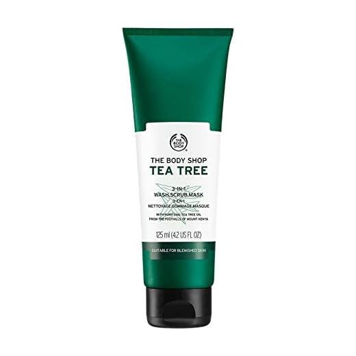 3-en-1 Nettoyage Gommage Masque Arbre à Thé
