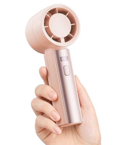 Gaiatop Small Handheld Personal Fan, Powerful High Speed Turbo Co...