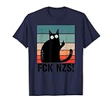 FCK NZS Lustige Katze | Gegen Rassismus Faschismus Fck Nzs T-Shirt