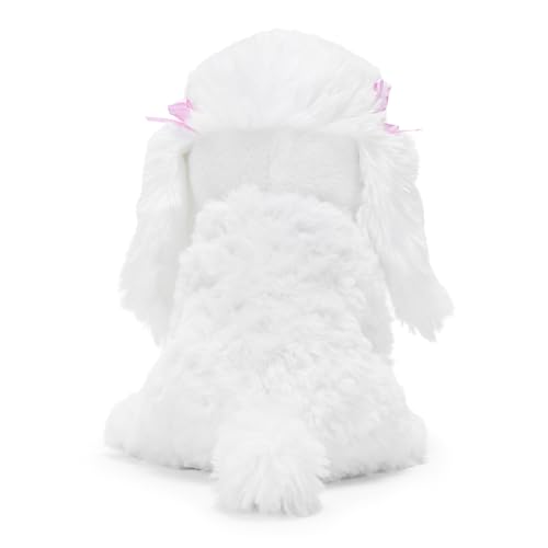 Zappi Co Sara la Pudel Plüschtier (22 cm) - Prinzessin Pudel - Weich und kuschelig, recycelt - Lockiger und raffinierter Begleiter