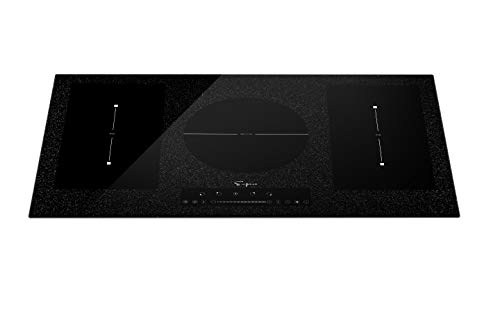 Empava 36 In Electric Stove Induction Cooktop With 5 Booster Burners Including 2 Flexi Bridge Element Smooth Surface In Black, 36 Inches #TOP1