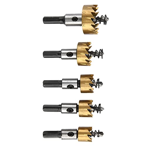 Set de 5 Brocas Abridoras de Orificio HSS para Plástico miniatura 7