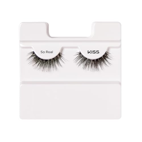 Image of Kiss My Lash But Better, False Eyelashes, 'So Real', 12mm, Includes 1 Pair Of Lash, Easy to Apply, Reusable Lash Clusters