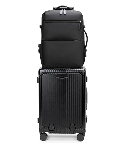 feilario 2 Piece Set 20in Aluminium Frame PC Hard Shell