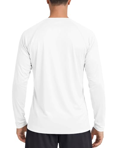 Image of Boladeci Men's UPF 50+ Sun Protection UV SPF Shirts Long Sleeve Lightweight Quick Dry Swim T-Shirts Rash Guard