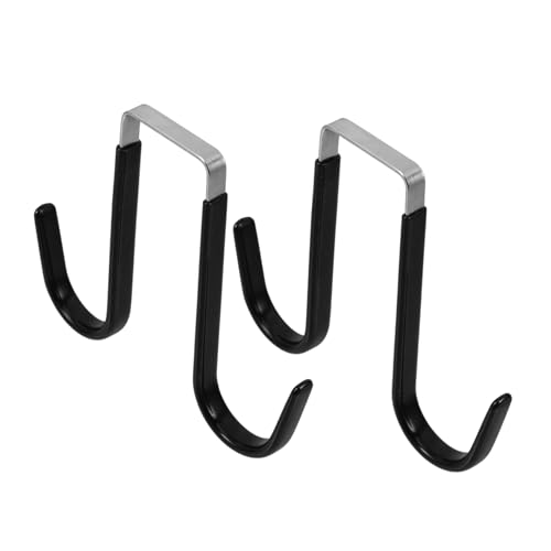 Holibanna 2 Pack Over The Door Hooks No Drilling Needed Sturdy Coat Hangers for Bathroom Bedroom Entryway