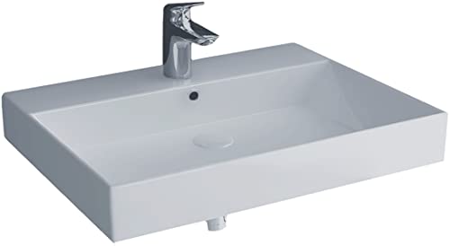 Lavabo Céramique Art Of Baan Lotus Effet - 60x40cm - Blanc - Neuf
