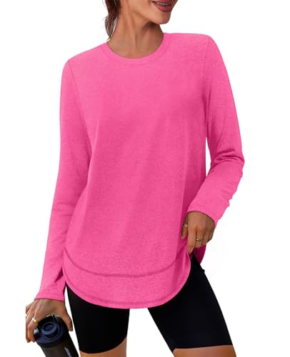 Image of XIEERDUO Women's Workout Tops Long Sleeve Shirts Sun Protection UPF 50+ Quick Dry Shirts for Hiking Running S-3XL