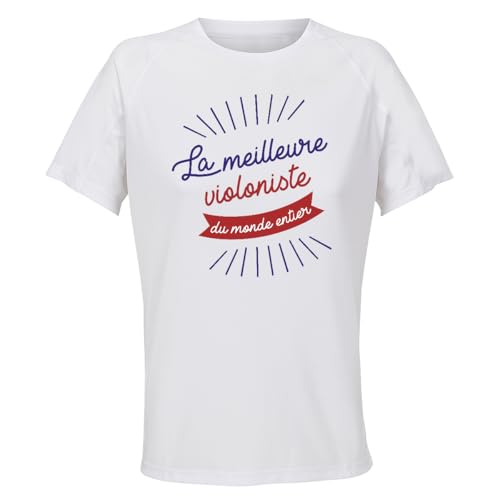 T-shirt sport femme violoniste pour rester au sec durant l'effort