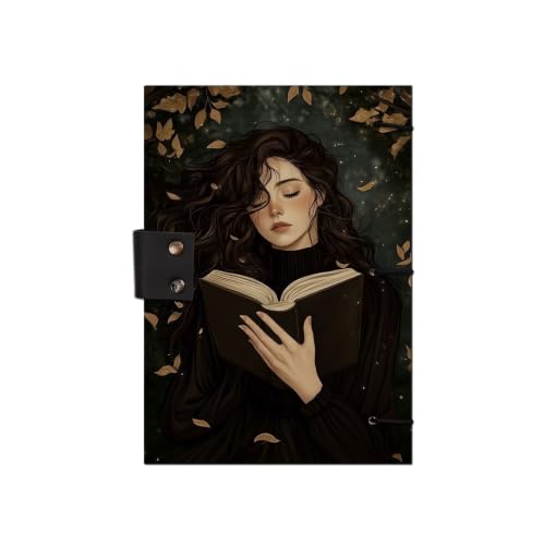 Image of Read Book Girl Diary Notebook 7x5 Inch 160 Pages Unruled Journal for Notes