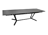  Proloisirs Mesa de jardín rectangular extensible Vita aluminio, 180/230/280 cm, color gris