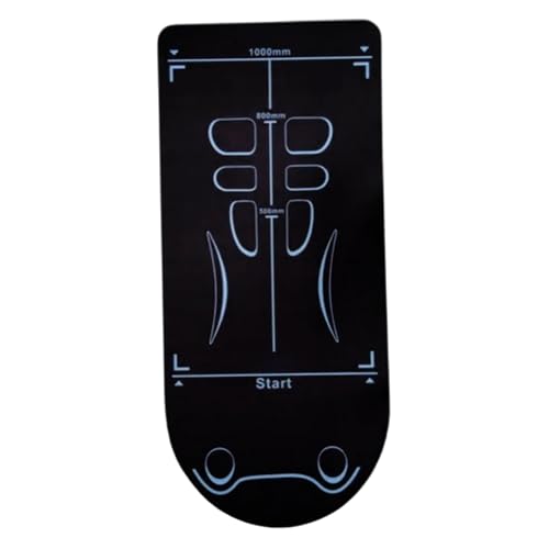 Estera de fitness 55x24 pulgadas antideslizante para rueda abdominal