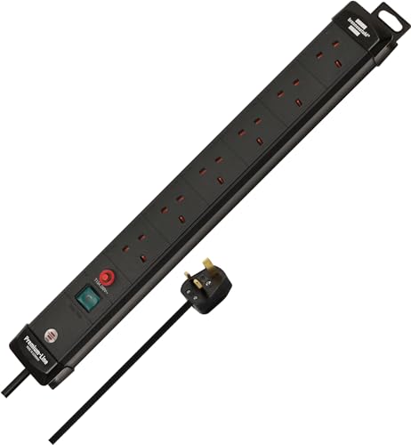 Brennenstuhl 1951163602 Premium-Line FB - Juego de 4 Llaves de Vaso (4 Unidades), Color Negro