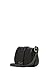 kate spade new york Nouveau Textured Leather mini Saddle, Black
