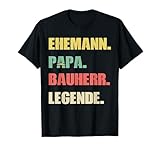 Lustiger Hausbau Vater & Papa Ehemann Spruch