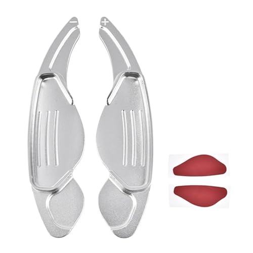 Compatible With Jaguar For Xfl 2016-2019 For Exl 2018-2019 J[XeAOzC[ phGNXeVVt^[ A~[fBO phVt^[(Silver)