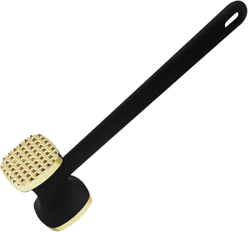 Młotek Tenderizer do mięsa – wytrzymały, dwustronny tłuczek do mięsa z antypoślizgowym uchwytem do zmiękczania steków, wołowiny, kurczaka