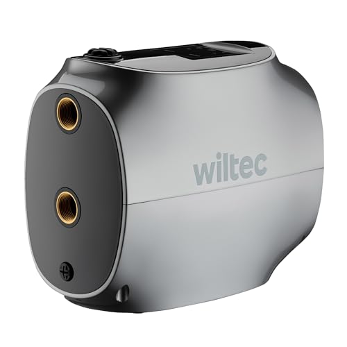 Wiltec automatische Magnetkreiselpumpe 450 W, Magnetpumpe mit 30 m Förderhöhe, Kreiselpumpe für Haus und Garten