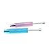 2 Pieces Mini Grabber Pen Stainless Steel 4-Claw Pick up Tool for Small Parts Pickup Grabber IC Chips Grabber Claw Holder Electronic Component Jewel Diamond Pearls Gem Tweezers Pink Blue