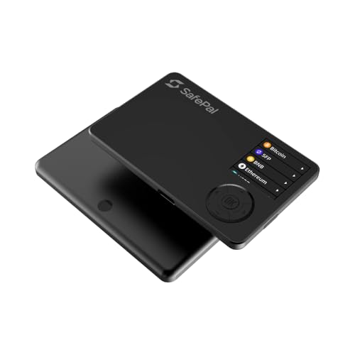 SafePal S1 Pro Open-Source Cryptocurrency Hardware Wallet - Secure Cold Storage for Bitcoin, Ethereum, Solana & More - Offline Private Key & Seed Phrase Protection