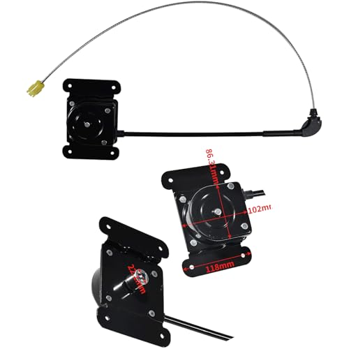 VHEUHZ Lade-Ersatzrad-Montageplattenträger und Seilwinde 1763880 BK211402AA kompatibel mit Ford Transit MK8 CUSTOM 2.2 FWD RWD 2012+